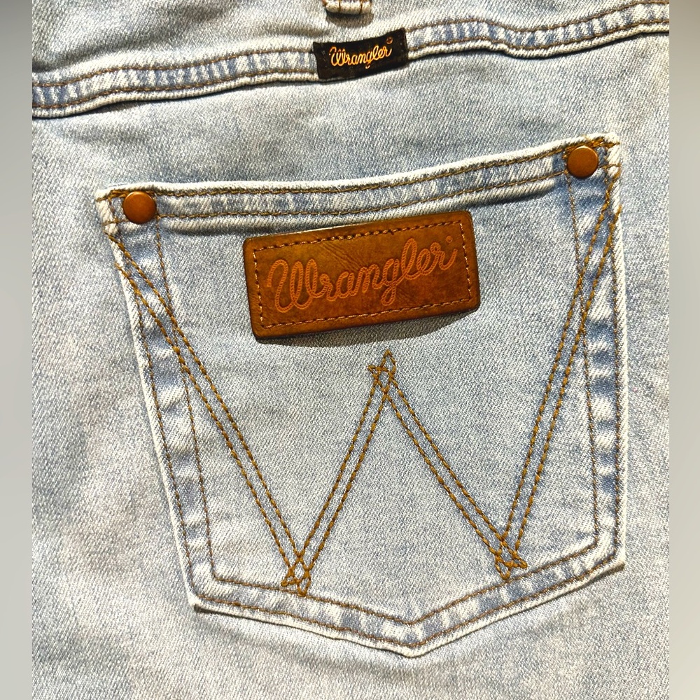 Wrangler Light Blue High-Waist Flare Jeans - Picture 6 of 16